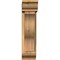 Ekena Millwork Funston Traditional Rough Sawn Bracket w/ Offset Brace, Western Red Cedar, 6"W x 16"D x 24"H BKT0604X16X24FST01RWR - alternate 3
